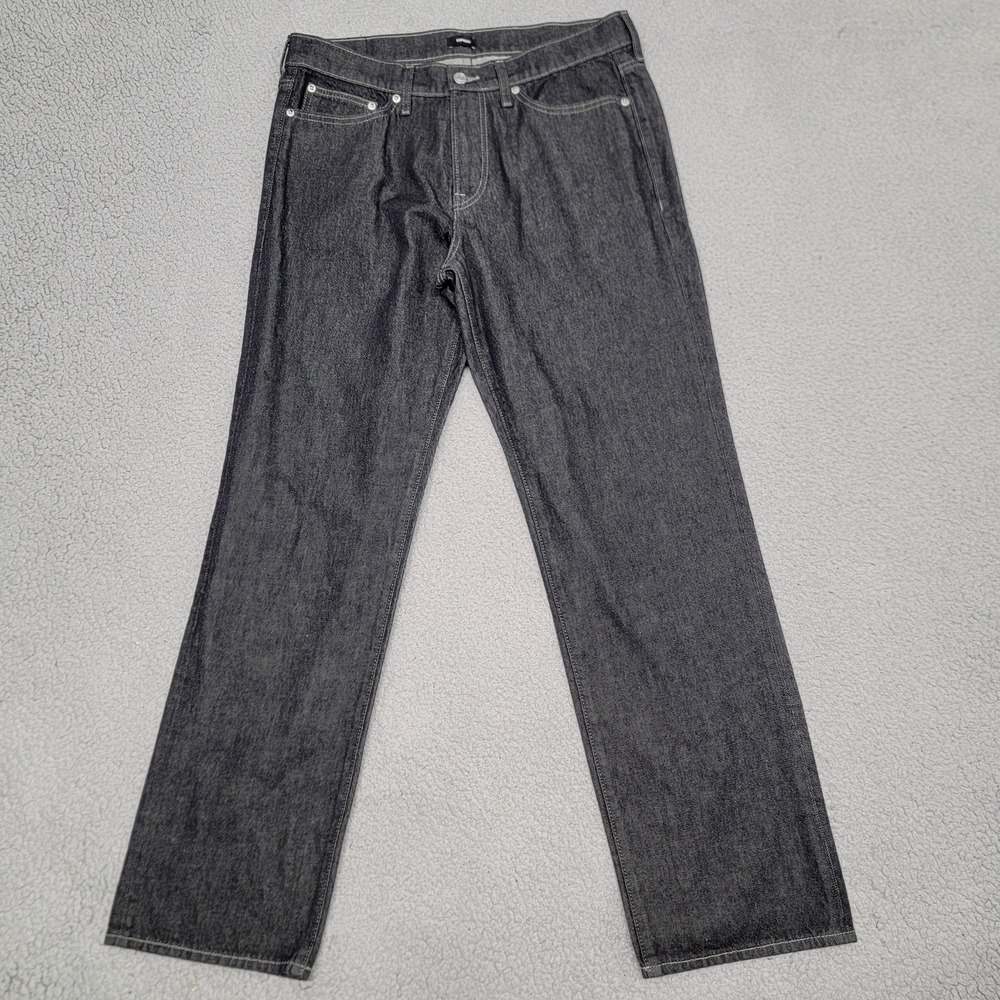 Express Jeans‎ Mens 34x32 (As Measured) Gray Cropped Skinny Flexx Hyper Stretch